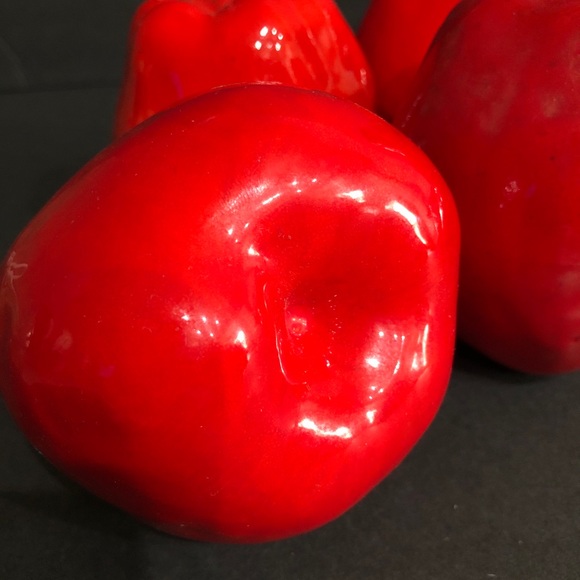 Apples Red Ceramic 3.5”. - Picture 6 of 6